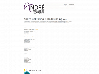 andrebokforing.se snapshot