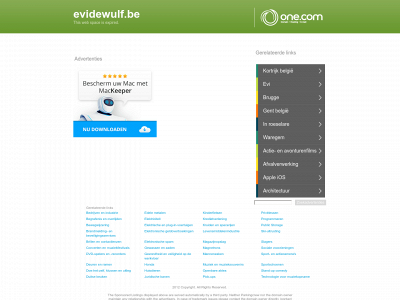 evidewulf.be snapshot