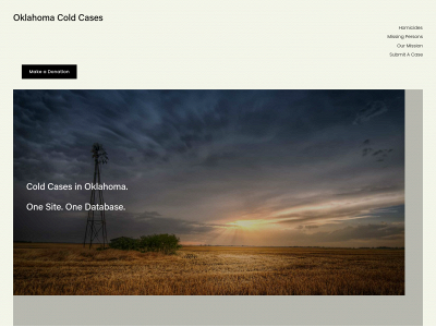 oklahomacoldcases.org snapshot
