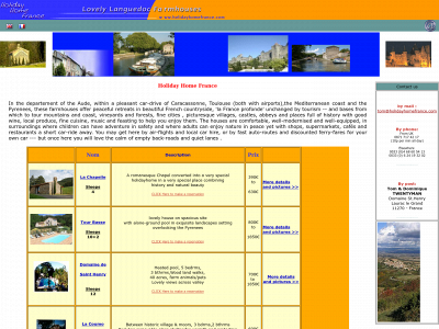 holidayhomefrance.com snapshot