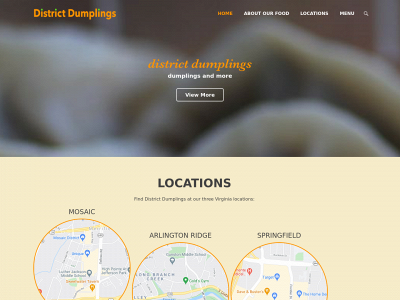 districtdumplings.com snapshot