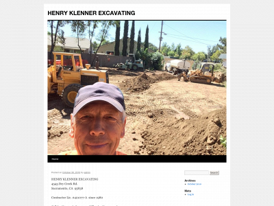 henryklenner-excavating.com snapshot