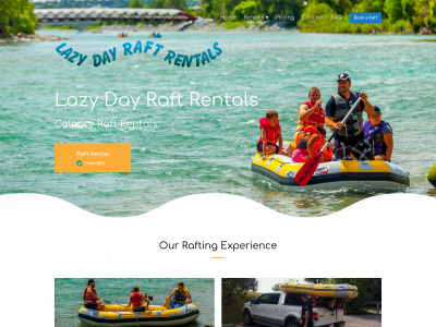 lazydayraftrentals.com snapshot