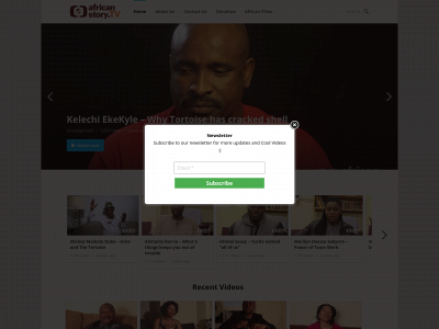 africanstory.tv snapshot