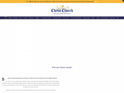 gatheringofchrist.org snapshot