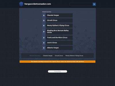 vargasvidotsenador.com snapshot