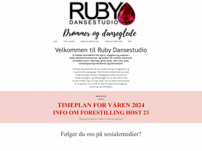 rubydansestudio.no snapshot