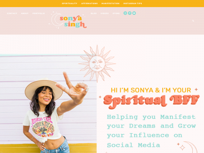 sonyaxsingh.com snapshot