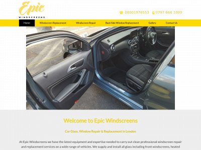 epicwindscreens.co.uk snapshot