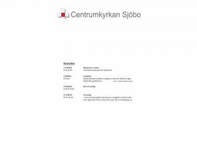centrumkyrkansjobo.se snapshot