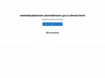seotestsubdomain.shareddream.xyz snapshot