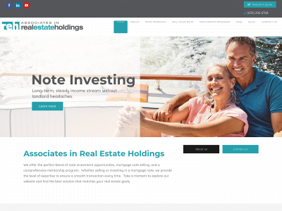 associatesinrealestateholdings.com snapshot
