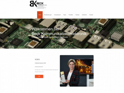 beck-electronics.com snapshot