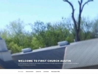firstchurchaustintx.com snapshot