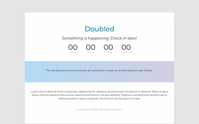 doubled.se snapshot