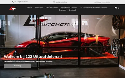 123uitlaatdelen.nl snapshot