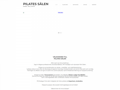pilatessalen.se snapshot
