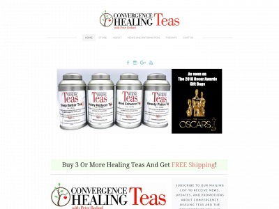 www.convergencehealingteas.com snapshot