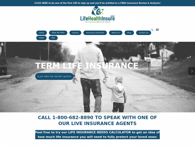 lifehealthinsure.com snapshot