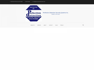 perfectiondetection.com snapshot