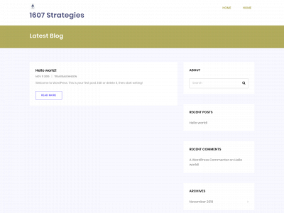 1607strategies.com snapshot