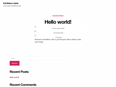 kafmakeslabels.co.uk snapshot