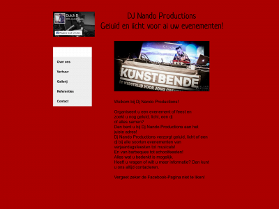 djnandoproductions.com snapshot