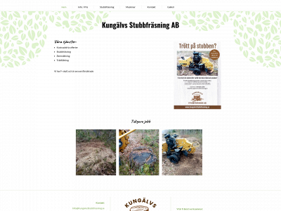 kungalvsstubbfrasning.se snapshot
