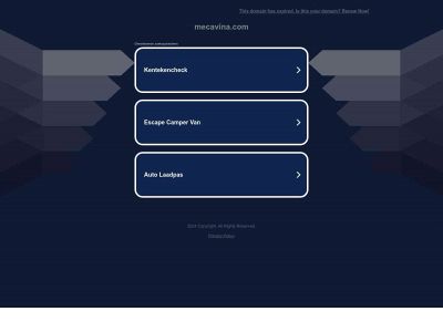 mecavina.com snapshot