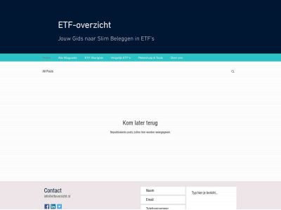 etfoverzicht.nl snapshot