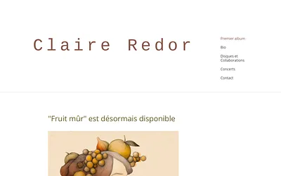 claireredor.fr snapshot