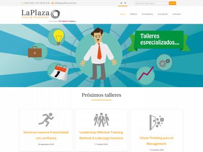 laplazaformacion.com snapshot