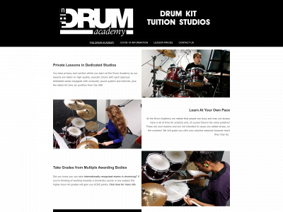 thedrumacademy.com snapshot