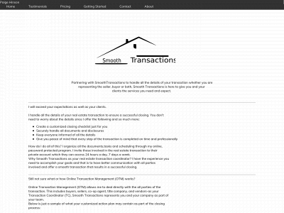 smoothtransactionshomes.com snapshot