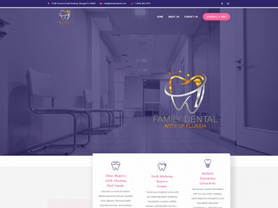 famdentalarts.com snapshot
