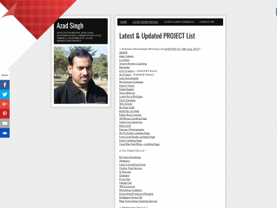 azadsingh.com snapshot