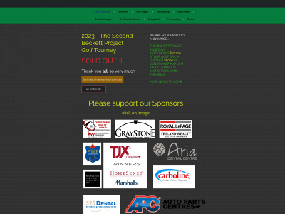 thebeckettproject.ca snapshot