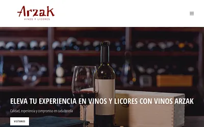vinosarzak.es snapshot