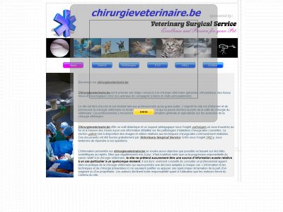 chirurgieveterinaire.be snapshot