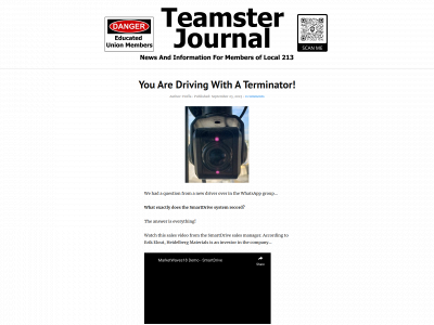 teamsterjournal.com snapshot