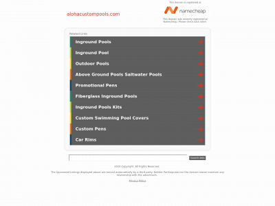 alohacustompools.com snapshot