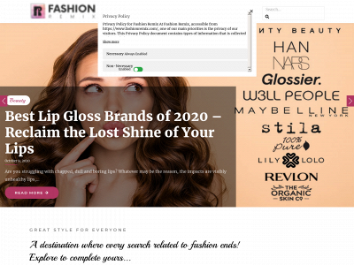 fashionremix.com snapshot