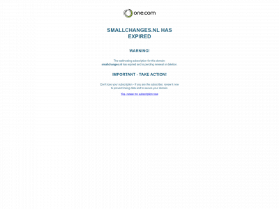 smallchanges.nl snapshot