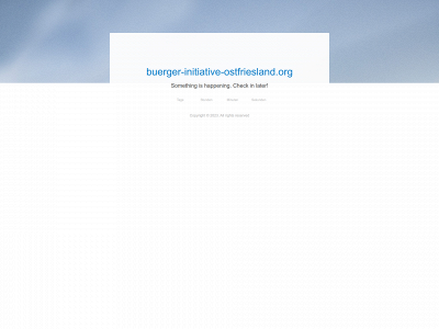 buerger-initiative-ostfriesland.org snapshot