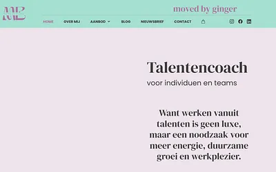 movedbyginger.be snapshot