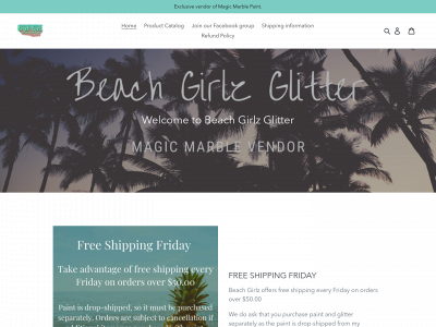 beachgirlzglitter.com snapshot