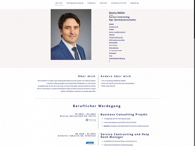 dannymueller.ch snapshot