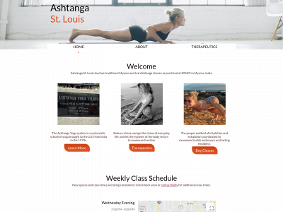 ashtangastlouis.com snapshot