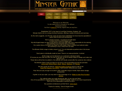minster-gothic.com snapshot