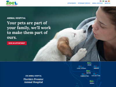 zoeanimalhospital.com snapshot